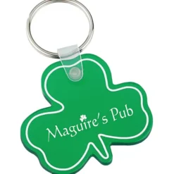 Shamrock Soft Keychain - Translucent