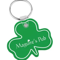 Shamrock Soft Keychain - Translucent