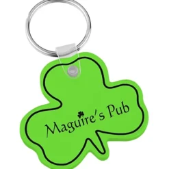 Shamrock Soft Keychain - Translucent