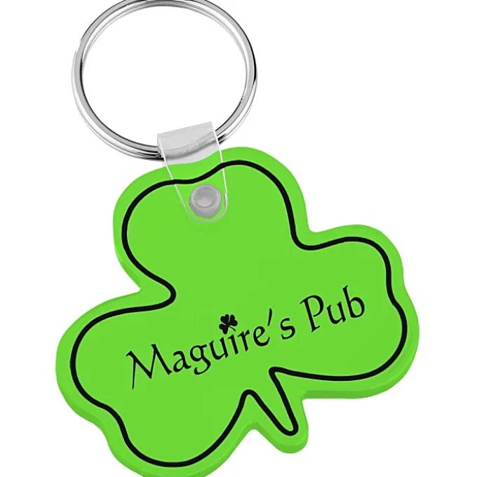 Shamrock Soft Keychain - Translucent