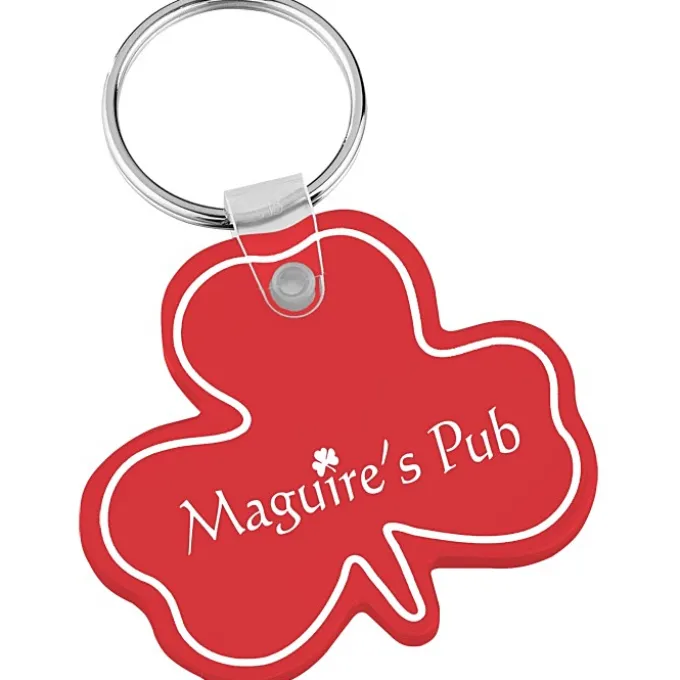 Shamrock Soft Keychain - Translucent