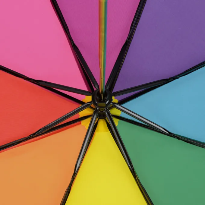 Shed Rain Super Mini Umbrella - Rainbow - 42-inch Arc