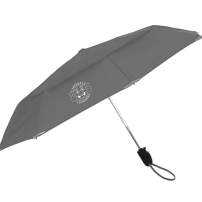 Shed Rain WALKSAFE Vented Auto Open / Close Compact Umbrella - 42-inch Arc