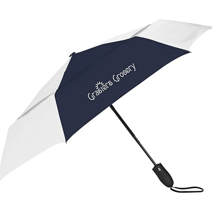 Shed Rain Windjammer Vented Compact Umbrella - 43-inch Arc
