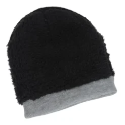 Sherpa Lined Knit Cuff Beanie