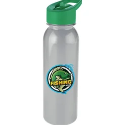 ShimmerZ Outdoor Bottle with Flip Straw Lid - 24 oz - Full Color