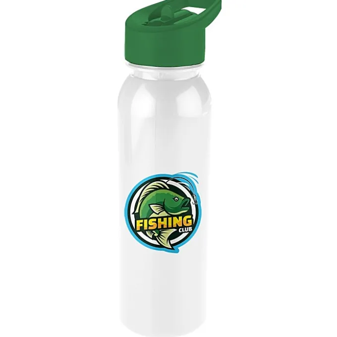 ShimmerZ Outdoor Bottle with Flip Straw Lid - 24 oz - Full Color