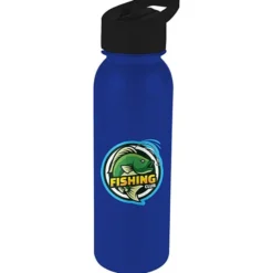 ShimmerZ Outdoor Bottle with Flip Straw Lid - 24 oz - Full Color