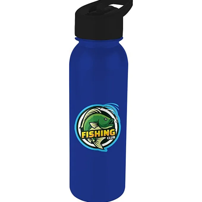 ShimmerZ Outdoor Bottle with Flip Straw Lid - 24 oz - Full Color
