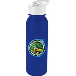 ShimmerZ Outdoor Bottle with Flip Straw Lid - 24 oz - Full Color