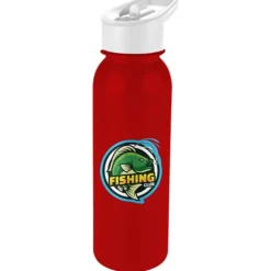 ShimmerZ Outdoor Bottle with Flip Straw Lid - 24 oz - Full Color