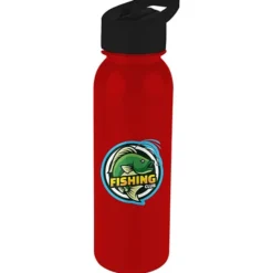 ShimmerZ Outdoor Bottle with Flip Straw Lid - 24 oz - Full Color