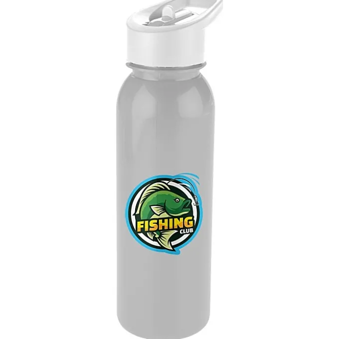 ShimmerZ Outdoor Bottle with Flip Straw Lid - 24 oz - Full Color