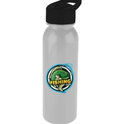ShimmerZ Outdoor Bottle with Flip Straw Lid - 24 oz - Full Color