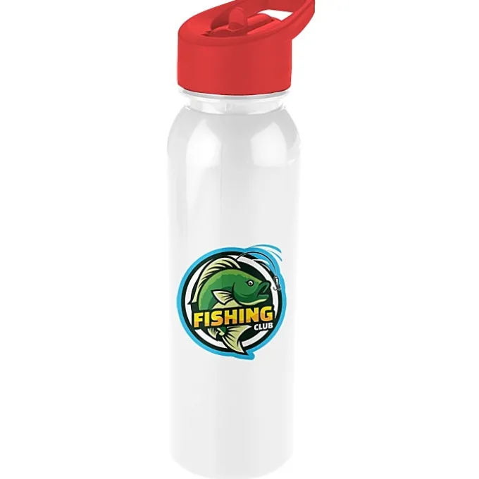 ShimmerZ Outdoor Bottle with Flip Straw Lid - 24 oz - Full Color