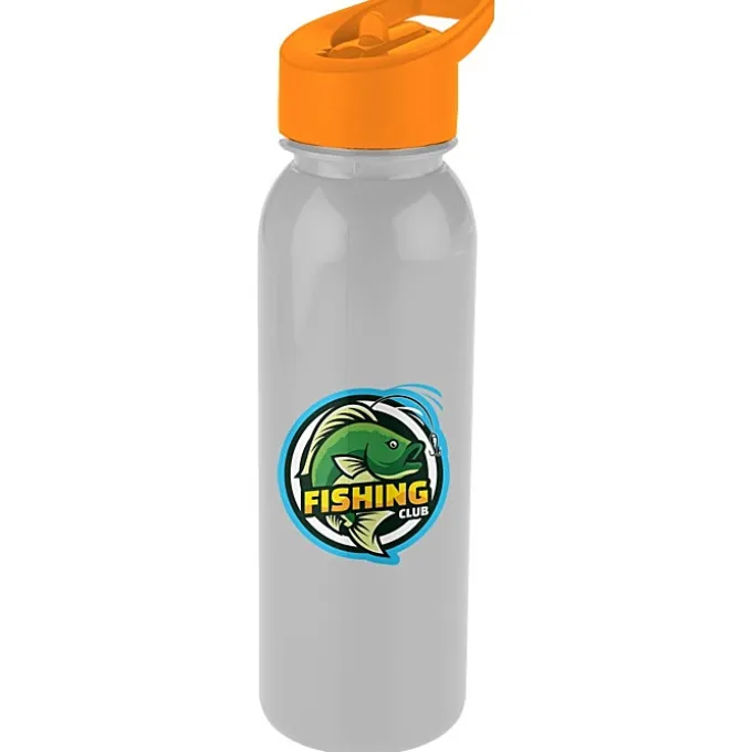 ShimmerZ Outdoor Bottle with Flip Straw Lid - 24 oz - Full Color