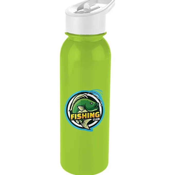 ShimmerZ Outdoor Bottle with Flip Straw Lid - 24 oz - Full Color