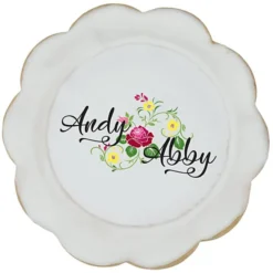 Shortbread Cookie - Full Color - Flower