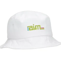 Short Brimmed Bucket Hat - Embroidered
