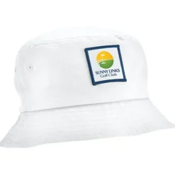 Short Brimmed Bucket Hat - Full Color Patch