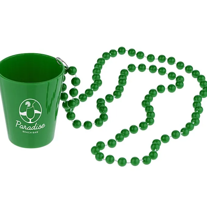 Shot Glass Bead Necklace