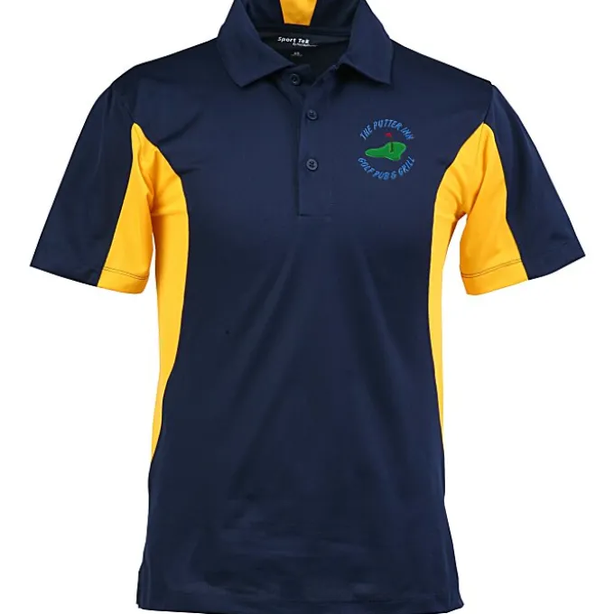 Side Blocked Micropique Sport-Wick Polo - Men's - Embroidered