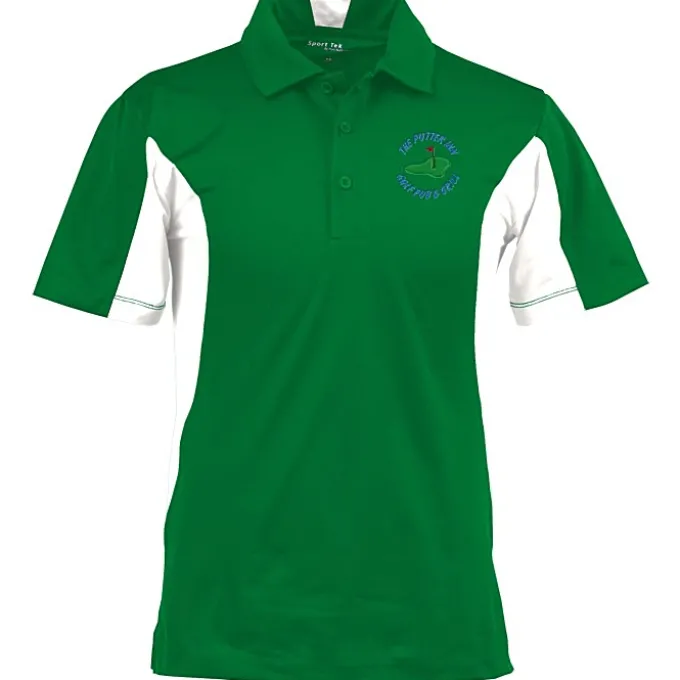 Side Blocked Micropique Sport-Wick Polo - Men's - Embroidered
