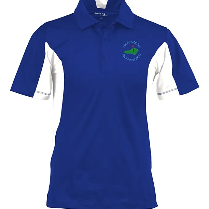 Side Blocked Micropique Sport-Wick Polo - Men's - Embroidered
