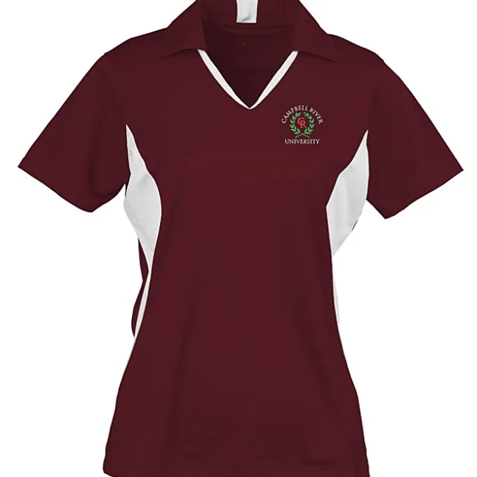 Side Blocked Micropique Sport-Wick Polo - Ladies' - Embroidered