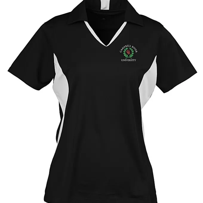 Side Blocked Micropique Sport-Wick Polo - Ladies' - Embroidered