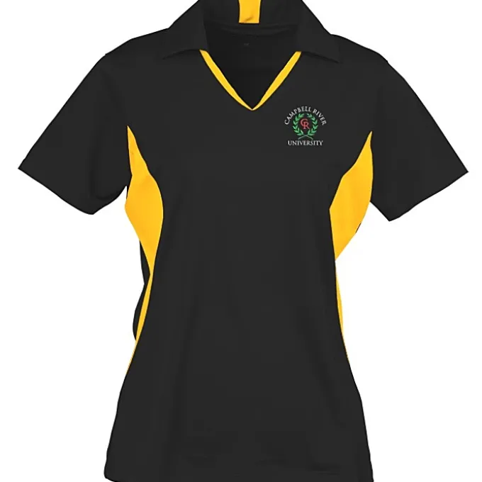 Side Blocked Micropique Sport-Wick Polo - Ladies' - Embroidered