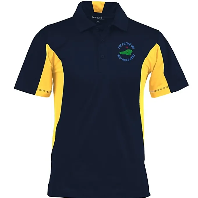 Side Blocked Micropique Sport-Wick Polo - Men's - Embroidered - 24 hr