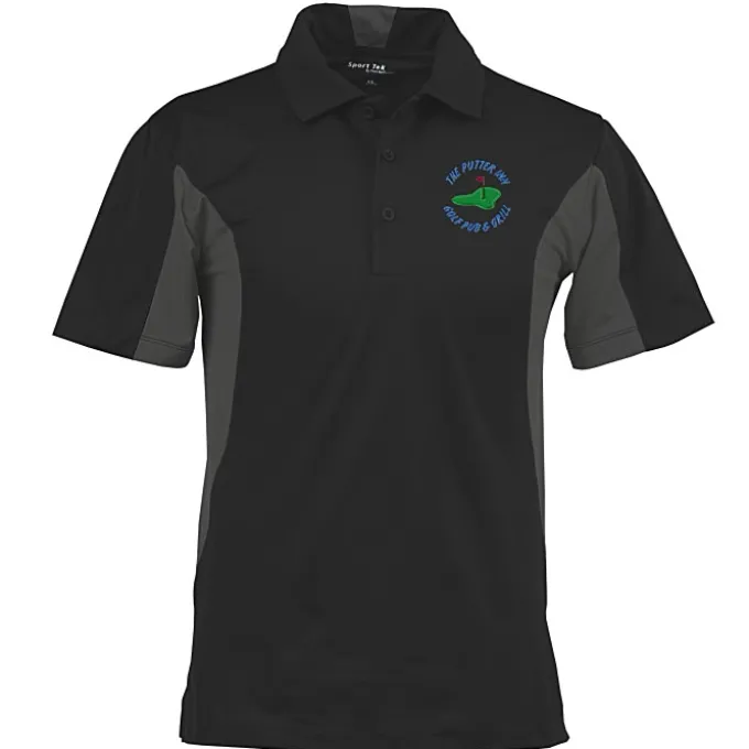 Side Blocked Micropique Sport-Wick Polo - Men's - Embroidered - 24 hr