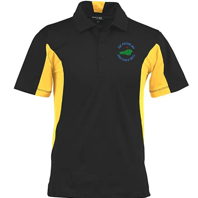 Side Blocked Micropique Sport-Wick Polo - Men's - Embroidered - 24 hr