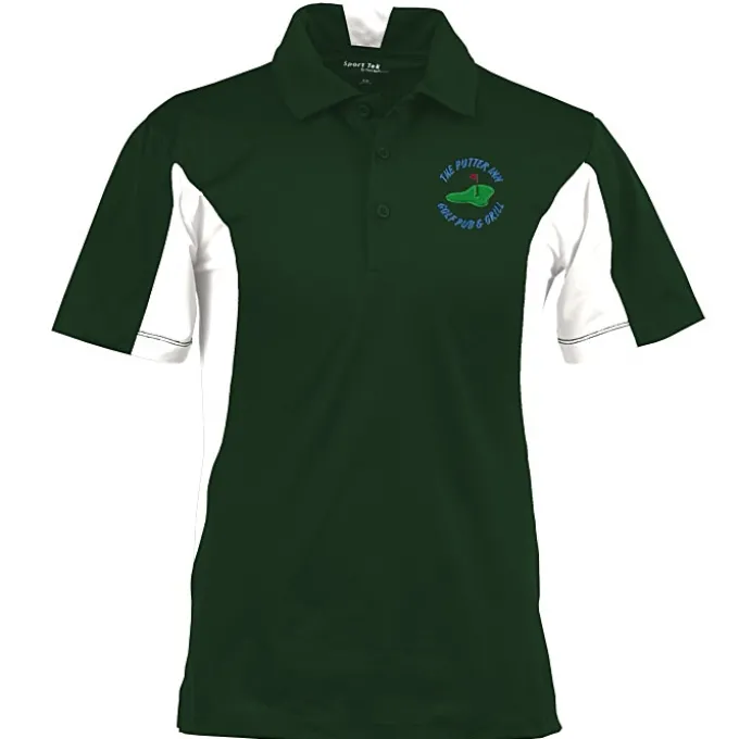 Side Blocked Micropique Sport-Wick Polo - Men's - Embroidered - 24 hr