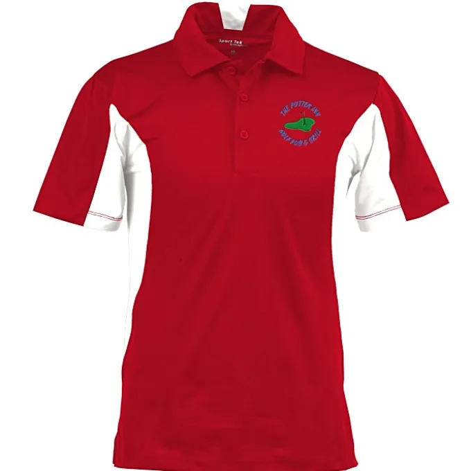 Side Blocked Micropique Sport-Wick Polo - Men's - Embroidered - 24 hr