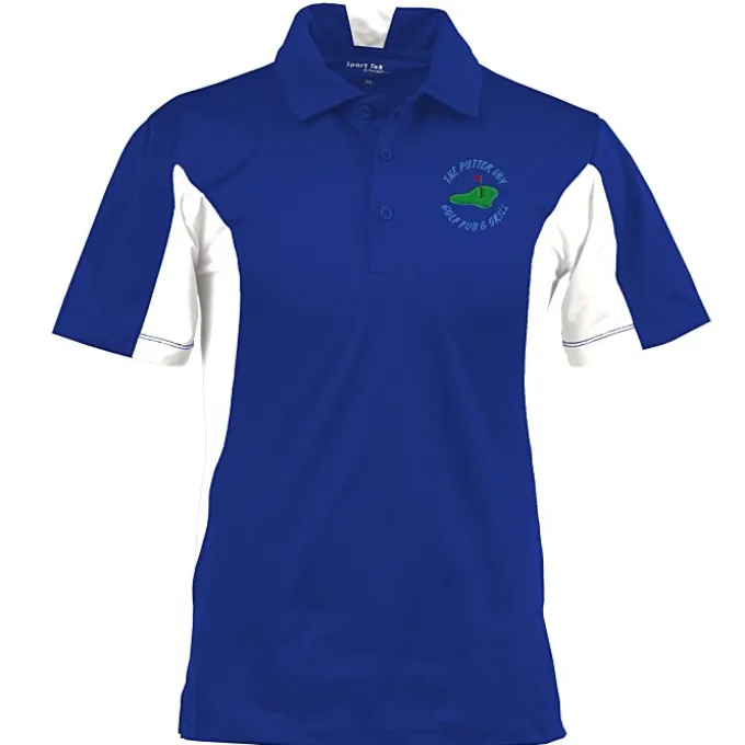 Side Blocked Micropique Sport-Wick Polo - Men's - Embroidered - 24 hr