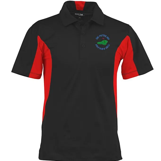 Side Blocked Micropique Sport-Wick Polo - Men's - Embroidered - 24 hr