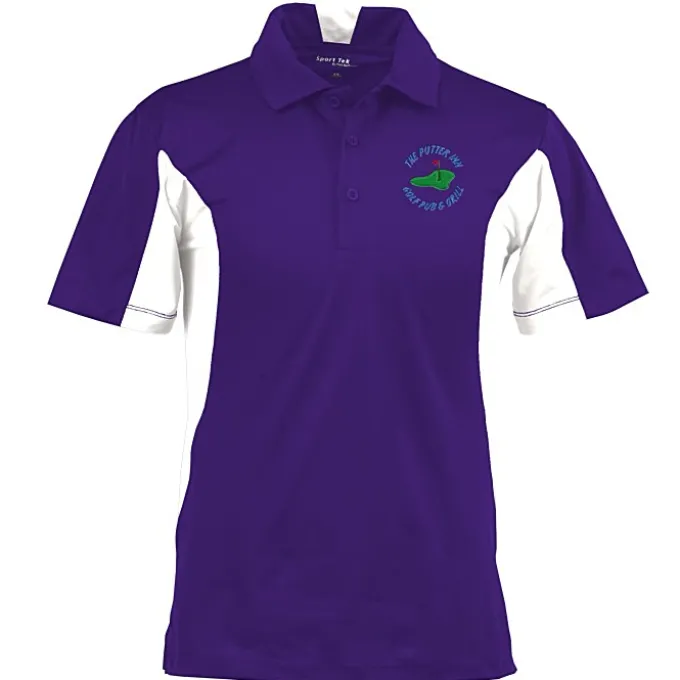 Side Blocked Micropique Sport-Wick Polo - Men's - Embroidered - 24 hr