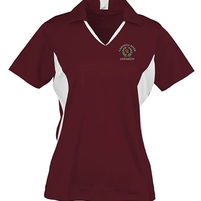 Side Blocked Micropique Sport-Wick Polo - Ladies' - Embroidered - 24 hr