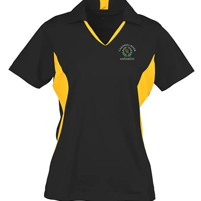 Side Blocked Micropique Sport-Wick Polo - Ladies' - Embroidered - 24 hr