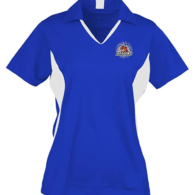 Side Blocked Micropique Sport-Wick Polo - Ladies' - Full Color
