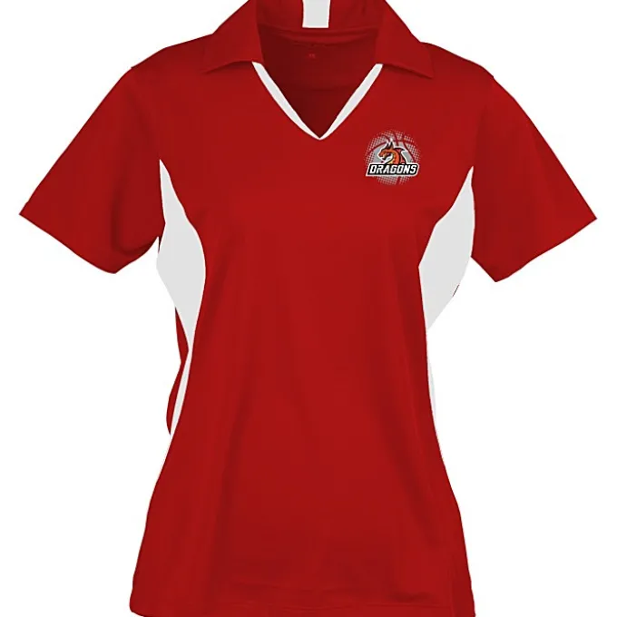 Side Blocked Micropique Sport-Wick Polo - Ladies' - Full Color