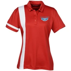 Side Stripe Performance Polo - Ladies'