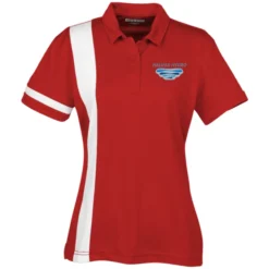Side Stripe Performance Polo - Ladies'