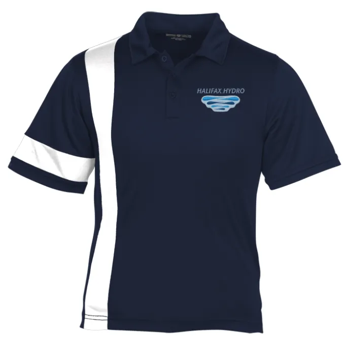 Side Stripe Performance Polo - Men's