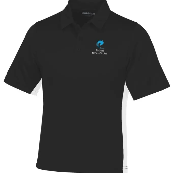 Side Swipe Colorblock Performance Polo - Men's