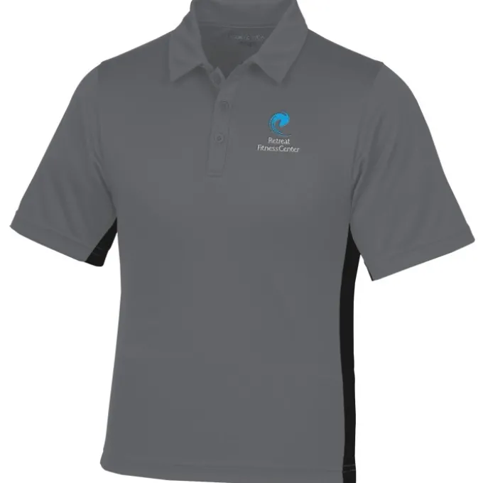 Side Swipe Colorblock Performance Polo - Men's