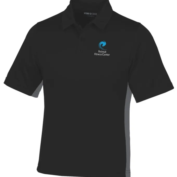 Side Swipe Colorblock Performance Polo - Men's