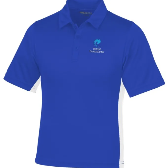 Side Swipe Colorblock Performance Polo - Men's